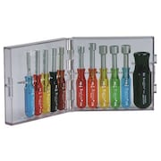 Xcelite Nut Driver Set, 11 Pieces, SAE, Hollow PS120N