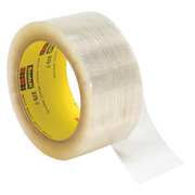 Scotch Packaging Tape, 48mm W, 50m L, 3.1 mil Thick, Clear, Heavy Duty 375