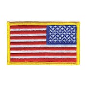 Heros Pride Embroidered Patch, U.S. Flag, Full 0041