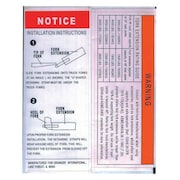 Dayton Warning Label MH2KFG801G