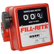 Fill-Rite 5-20 GPM 50PSI 3-Wheel Mechanical Fuel Transfer Meter 807C