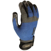 Ansell Cut Resistant Coated Gloves, A4 Cut Level, Nitrile, L, 1 PR 97-003