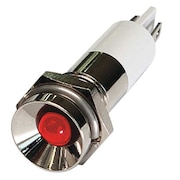 ZORO SELECT Protrude Indicator Light, Red, 120VAC 24M090