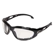 EDGE EYEWEAR Safety Glasses, Wraparound Clear Polycarbonate Lens, Anti-Fog, Scratch-Resistant GSW111VS
