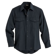 WORKRITE Flame Resistant Collared Shirt, Navy, Nomex(R), 50" FSC0NV 50 0R