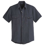 WORKRITE Flame Resistant Collared Shirt, Navy, Nomex(R), 44" FSF6NV 44 00