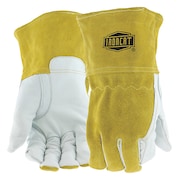 Ironcat MIG Welding Gloves, Goatskin Palm, L, 12PK 6143/L