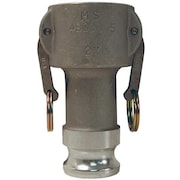 DIXON Reducing Coupler/Adapter, 1-1/2 x 1 In 1510DAAL