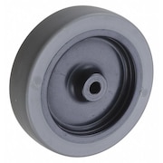Zoro Select Caster Wheel, TPR, 4 in., 135 lb. IS04Z4105