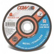 Cgw Abrasives CutOff Whl, 5x0.040x7/8, T1, ZA60-TB-FLEX 45011