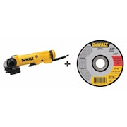 Dewalt Angle Grinder, w/ (25) Abrasive Wheels DWE43115N/DWA8951F