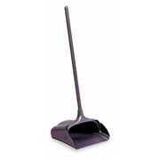 Rubbermaid Commercial Long Handled Dust Pan with Wheels, Blk, PP FG253104BLA
