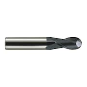 MELIN TOOL CO Gnrl Prpse End Mill, Crbd, Ball End, 1/8x1", Number of Flutes: 2 AMG-404-EB-ALTIN