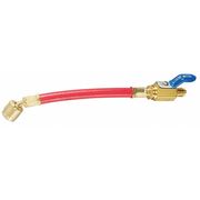 Yellow Jacket High Side Hose, Low Loss, 9 In, Red 25602