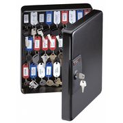 SENTRY SAFE Key Box, Wall Mount, Steel, Gloss, Black KB-50
