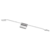 Hubbell Wiring Device-Kellems Adjustable T Bar, Clear Anodized Aluminum ATB
