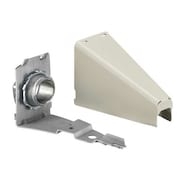 HUBBELL WIRING DEVICE-KELLEMS Entrance Connector, Ivory, Steel HBL5786AIVA