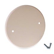 Bell Outdoor Electrical Box Cover, Round Ceiling Pan, 1 Gangs, Steel, Flat 5653-1