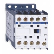 SCHNEIDER ELECTRIC Miniature IEC Magnetic Contactor, 3 Poles, 120 V AC, 9 A, Reversing: No LC1K0901F7