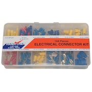 ZORO SELECT Electrical Connector Asst, 144 Pcs WWG-DISP-EC144