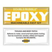 Hardman Epoxy Adhesive, Silver, 1:01 Mix Ratio, 4 hr Functional Cure, Packet 4002-BG10