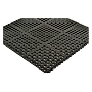 Notrax Interlocking Drainage Mat Tile Natural Rubber 3 ft 3 ft 3/4 in 550S0033BL