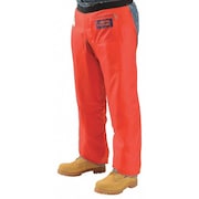 Delta Plus Chainsaw Chaps, Orange, Nylon, 33 in Length WELJE90233