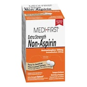 Medi-First Extra Strength Non-Aspirin, 500mg, PK250 (125 pks of 2) 80448