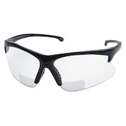 Kleenguard V60 30-06 Readers Safety Glasses, Clear Lenses, +2.5 Diopters, Black Frame, Unisex, 1 Pair 19891
