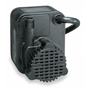 Little Giant Pump Submersible Pump, 0.6 A, 115V AC, 1/125 hp, 7 ft Max Head, 1/4 in Intake and Disch, Epoxy Encap 518200