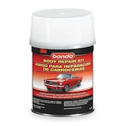 Bondo 1 qt. Light Gray/Red Auto Body Filler Kit 312