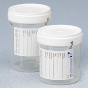 Gent-L-Kare Specimen Container With Lid, 4 Oz, PK300 4936