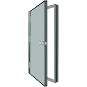 HARVARD PRODUCTS Steel Security Door with Frame, Left, 81 7/16 in H, 34 5/8 in W, 1 3/4 in Thick T82868304L424WIN