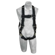 3M Dbi-Sala Arc Flash Full Body Harness, Vest Style, Universal, Nomex(R)/Kevlar(R), Black 1110830