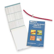 Brady Wire Marker Book, Preprintd, Self-Adhesiv, PWM-PK-3 PWM-PK-3