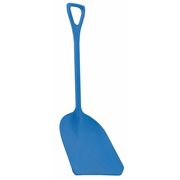 Remco Hygienic Square Point Shovel, Polypropylene Blade, 28 in L Blue Polypropylene Handle 69823
