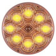MAXXIMA Clearance Light, LED, Amber, 2-1/2 In Dia M16280YCL