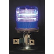 TAPCO Warning Light, (4) LED, Blue, Solar NiMH 3337-00004