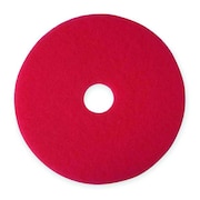 3M Buffing and Cleaning Pad, 15 In, Red, PK5 5100