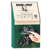 DOGIPOT 15-1/2" Green Aluminum, PetWaste Bag Dispenser 1002-2