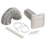 BROAN Wall Vent Kit, Flexible Duct, 5 ft. L WVK2A