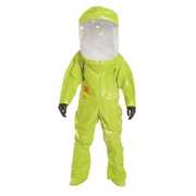 Dupont Encapsulated Suit, Yellow, Tychem(R) 10000, Hook-and-Loop TK587SLYXL000100