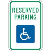 Lyle Reserved Parking Parking Sign, 18" x 12, R7-8-12HA R7-8-12HA