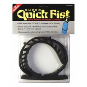 Zoro Select Quick Fist Rubber Clamp, 2.5 to 9.5 In 20020