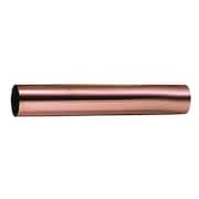 Streamline Straight Copper Tubing, 4 1/8 in Outside Dia, 10 ft Length, Type DWV V 40010