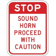 LYLE Traffic Sign, 18 in H, 12 in W, Aluminum, Vertical Rectangle, English, ST-052-12HA ST-052-12HA