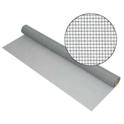 Phifer Door and Window Screen, Fiberglass, 36 in W, 100 ft L, 0.011 in Wire Dia, Gray 3002201