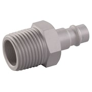 SPEEDAIRE Coupler Plug, (M)NPT, 1/4, Aluminum 30E524