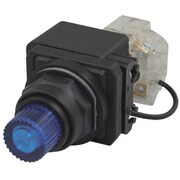 DAYTON PilotLight, LED, 24VAC/DC, 30mm, Plastic, BL 30G413