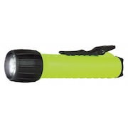 PACIFIC HELMETS Yellow No Led Industrial Handheld Flashlight, C, 125 lm 22109